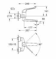 GROHE EUROECO ESPECIAL LAVABO